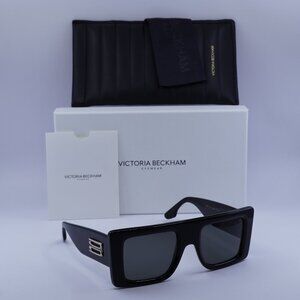 Victoria Beckham VB677S 001 Square Sunglasses – Black/Grey